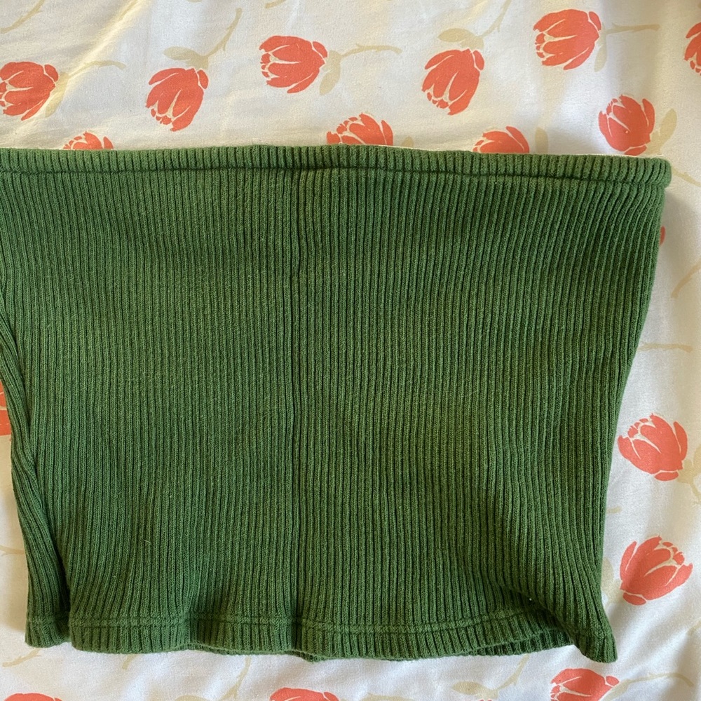 Green tube top